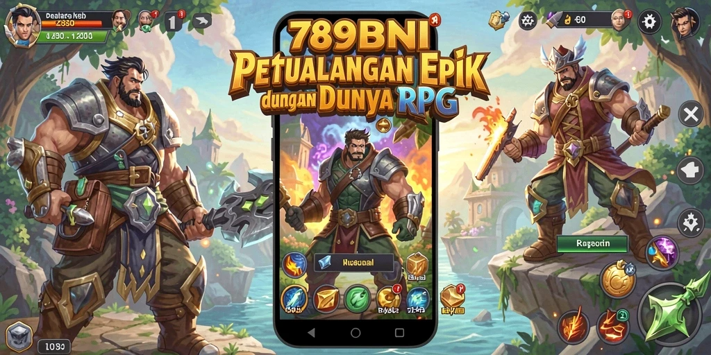 Tangkapan layar dari gameplay RPG yang seru dalam 789BNI.