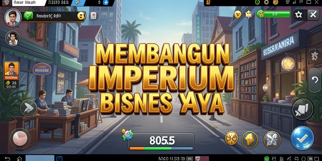 Tampilan gameplay yang menarik dalam game Tycoon 8055.