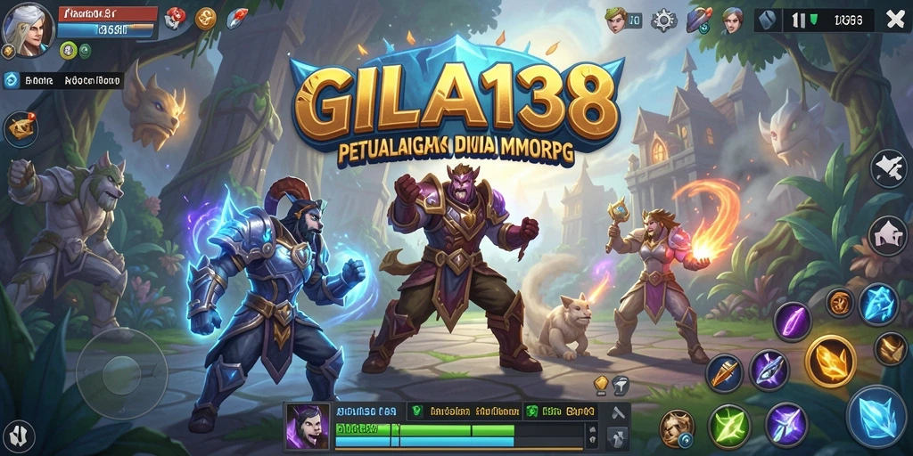 Screenshot gameplay GILA138 menampilkan petualangan MMORPG yang seru.