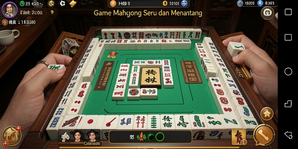 Screenshot H89 menampilkan gameplay Mahjong yang menarik.
