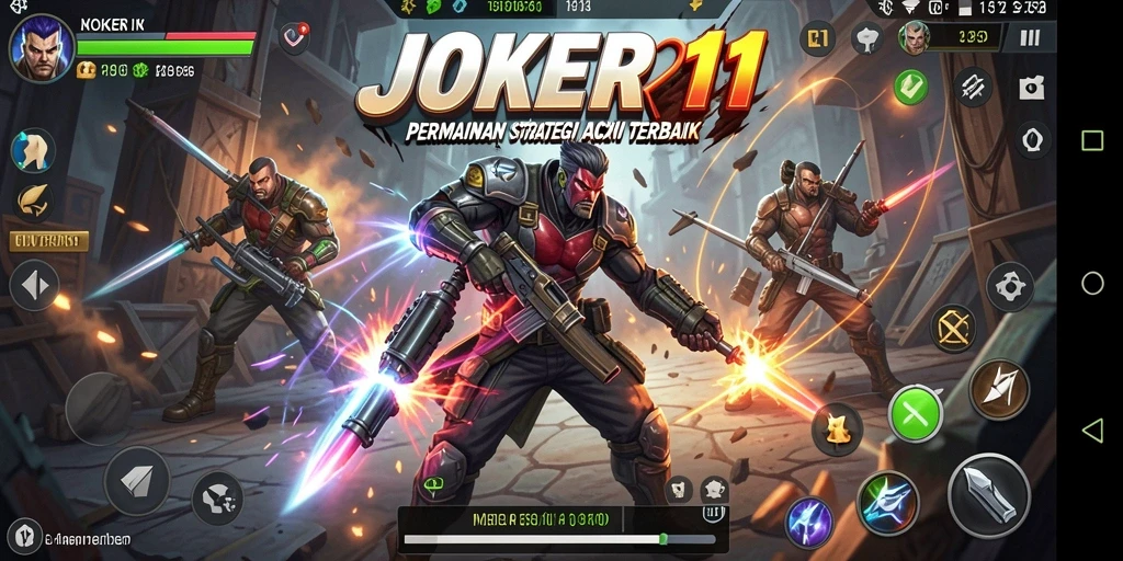Tampilan gameplay menegangkan di JOKER11 dengan aksi SLG yang seru.