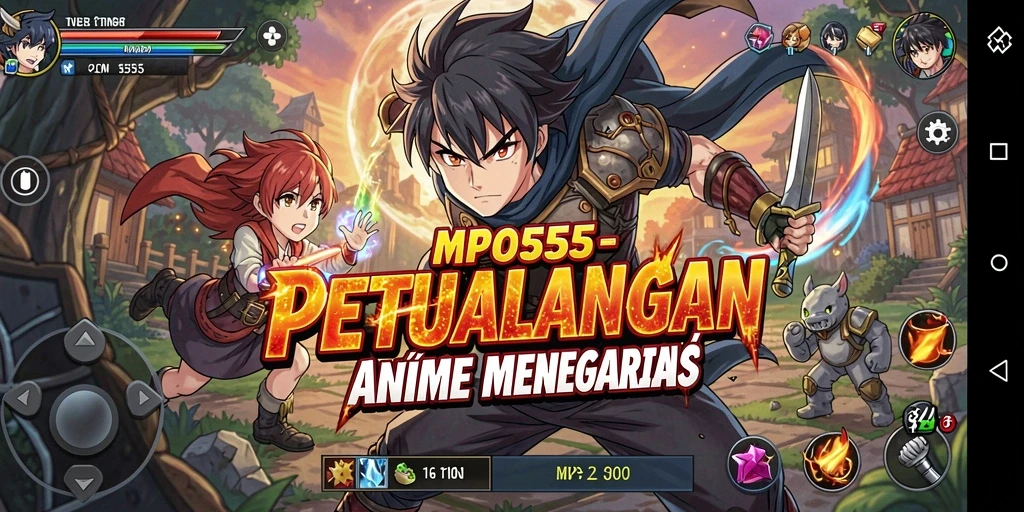 Tampilan gameplay seru dan karakter Anime yang menakjubkan.