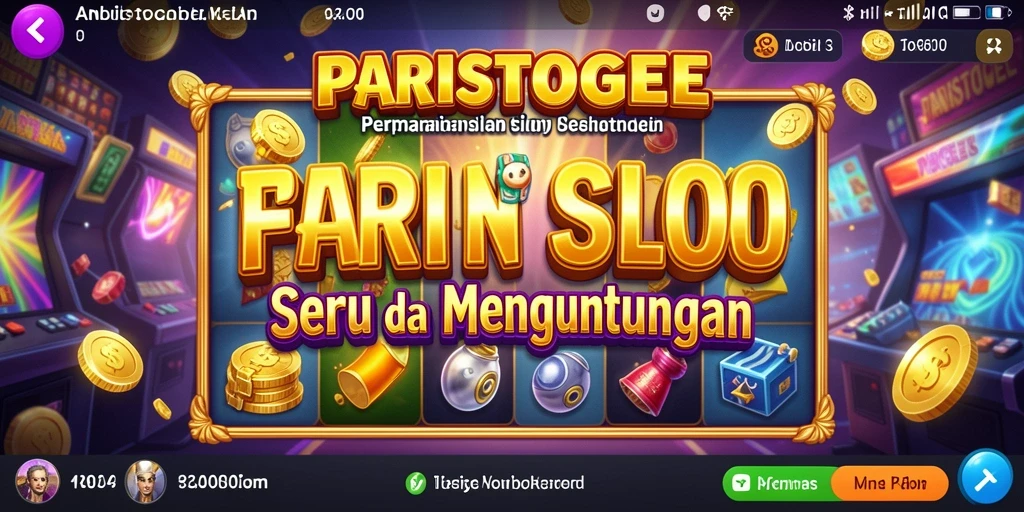 Tampilan menarik dari gameplay Slot PARISTOGEL yang seru.