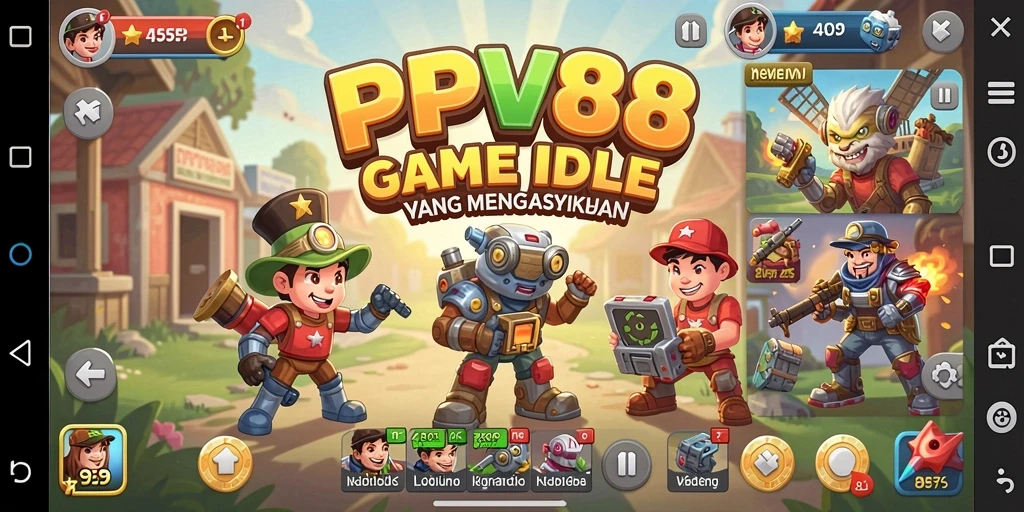 Tampilan gameplay menarik dari PPV88 dalam genre Idle.