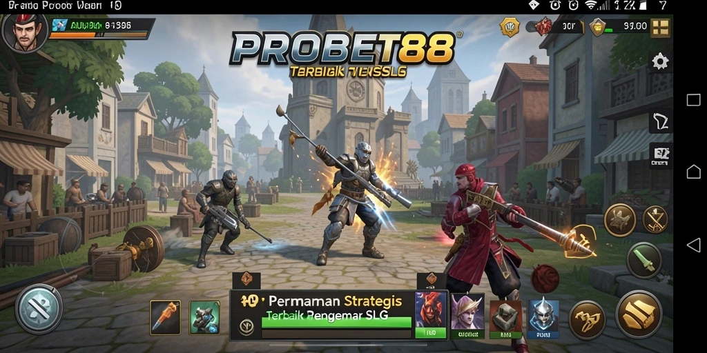 Tampilan gameplay seru di PROBET88 dengan strategi SLG mendalam.