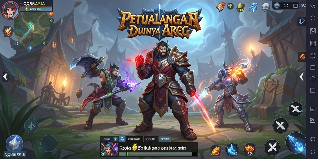 Gameplay dinamis dan petualangan seru di dunia QQ88ASIA.