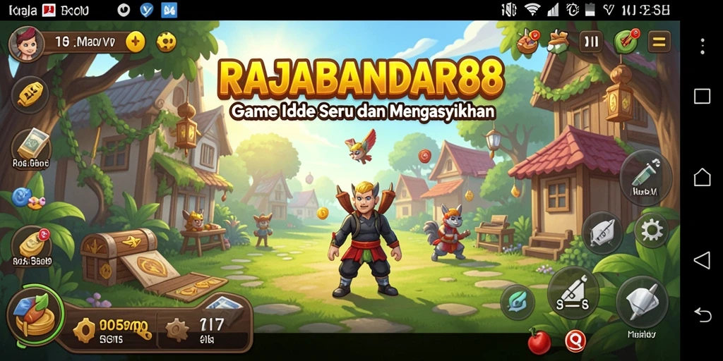 Tampilan gameplay RAJABANDAR88 yang menarik dan interaktif.